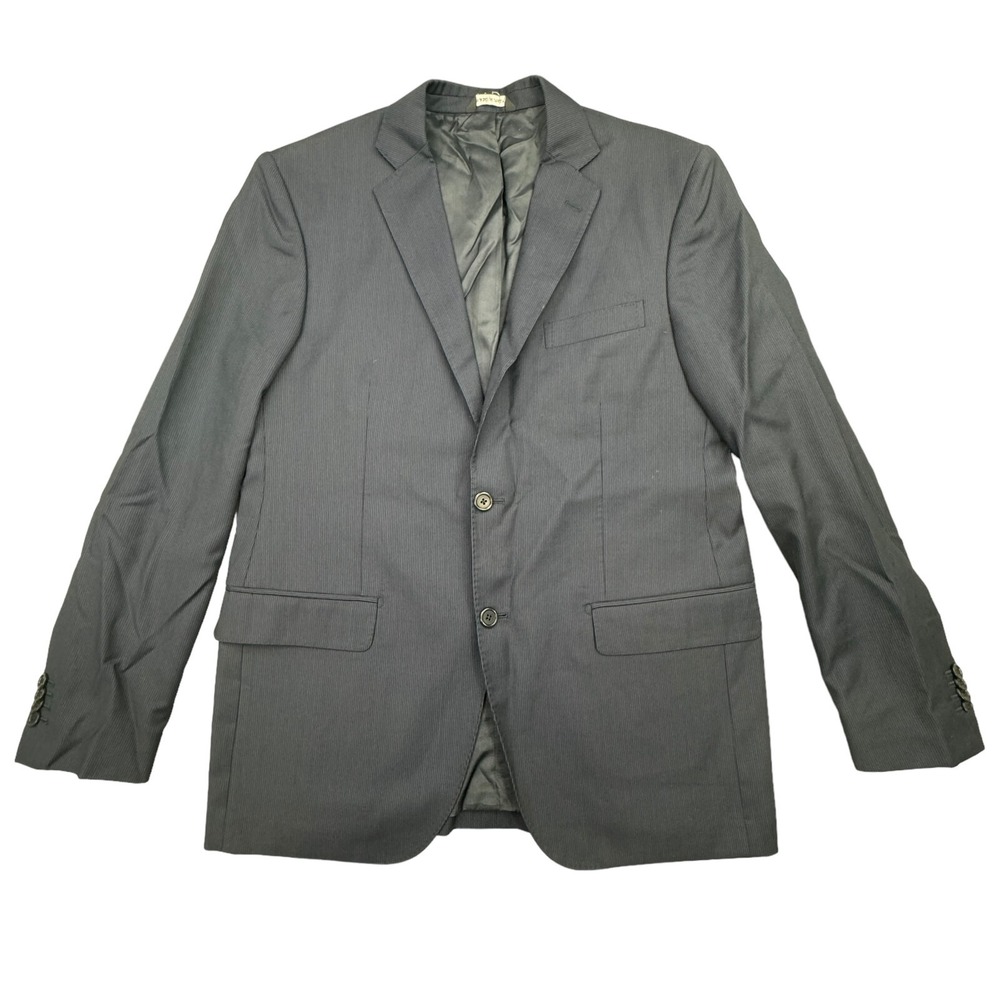 Piattelli Blazer Mens 42R Navy Wool Sport Coat 2 Button Suit Jacket Reda 110's